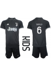 Fotbalové Dres Juventus Danilo Luiz #6 Dětské Třetí Oblečení 2023-24 Krátký Rukáv (+ trenýrky)